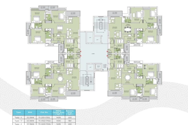 Typical Floor Plan 1 shuvam meadows patia bhubaneswar