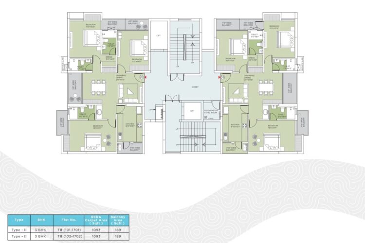 Typical Floor Plan 2 shuvam meadows patia bhubaneswar