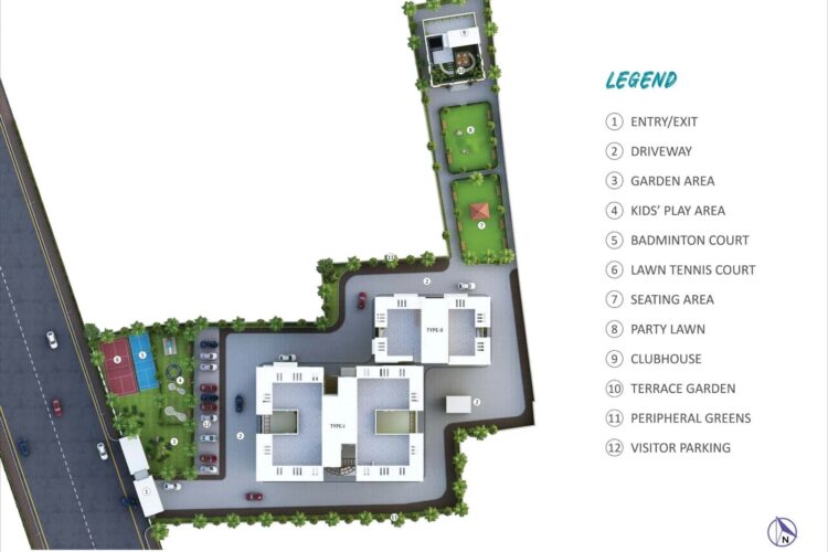 site plan shuvam meadows patia bhubaneswar