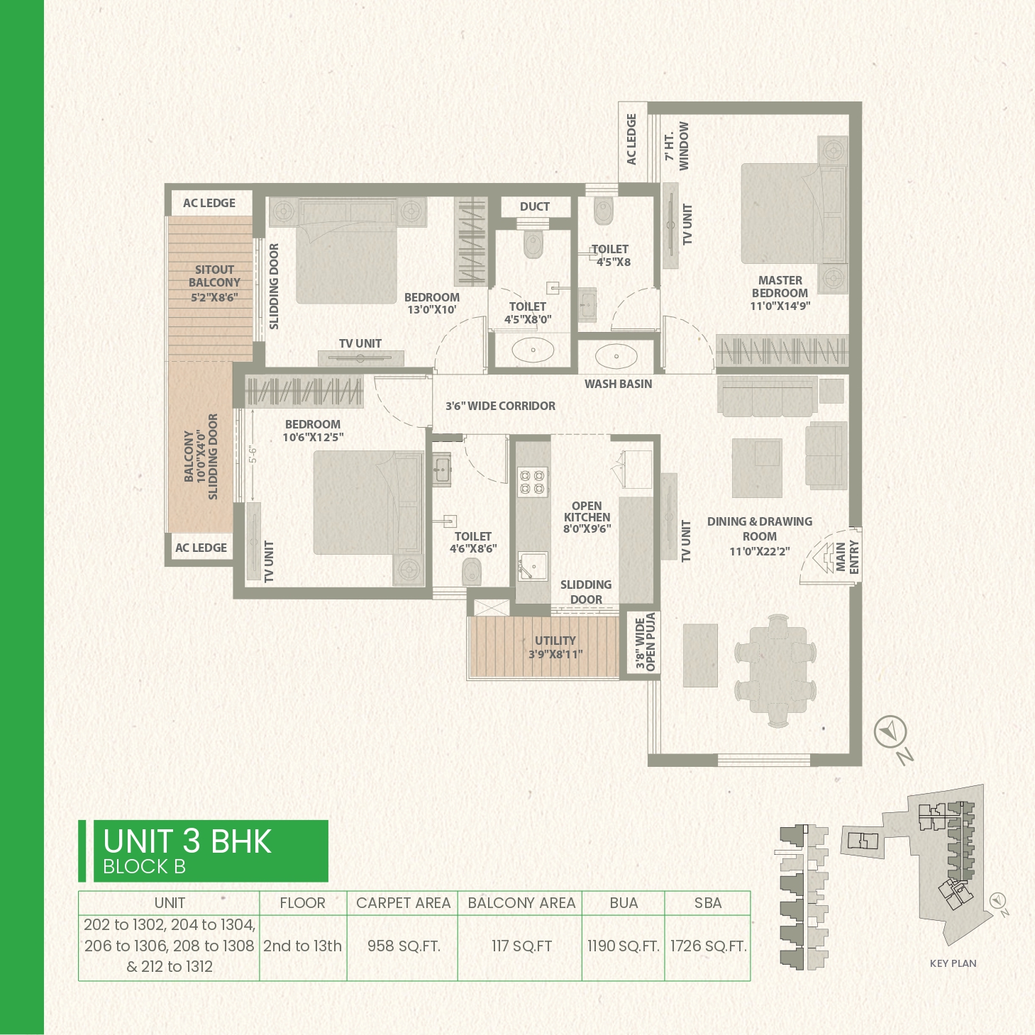 3 BHK Flat